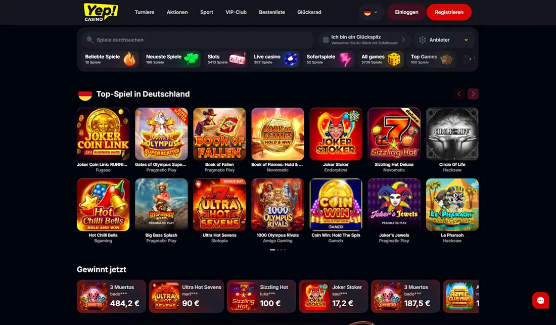 Yep Casino Deutschland